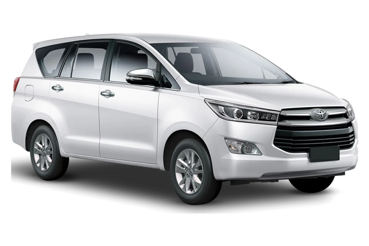 white Toyota Innova